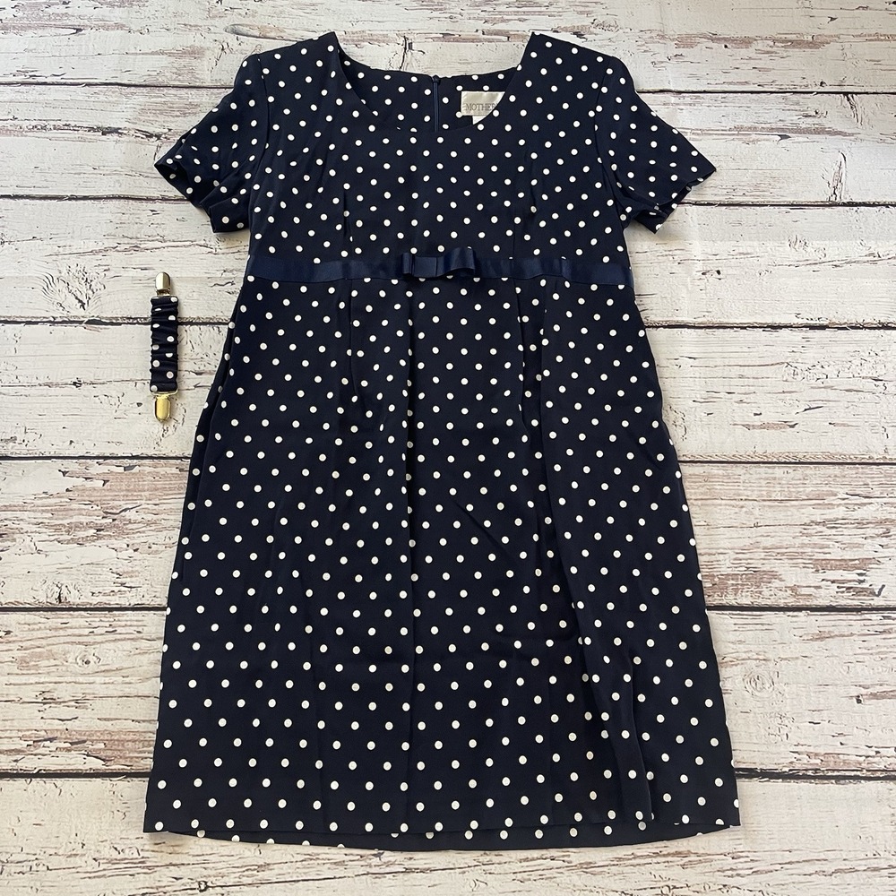 Y2K Motherhood Polka Dot Maternity Dress Size Small Women's Summer